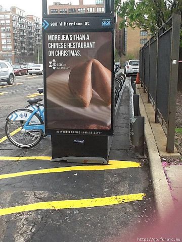 Zsidó társkereső reklám Chicagóban