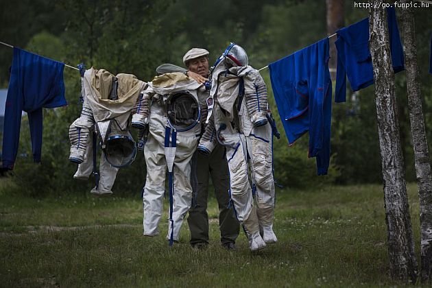 Az űrhajósok is mosnak